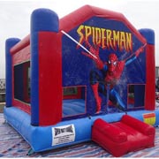 New spiderman inflatable castles